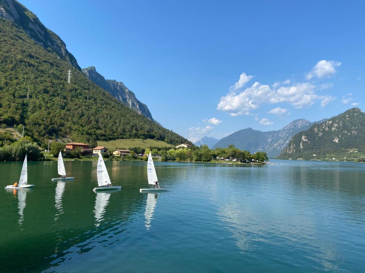 Casa Carla, Bis 4 Personen, Garten, Balkon Mit Blick Auf Den See Und Die Berge Crone Kültér fotó